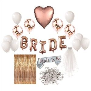 Rose Gold Bachelorette Party Bridal Shower